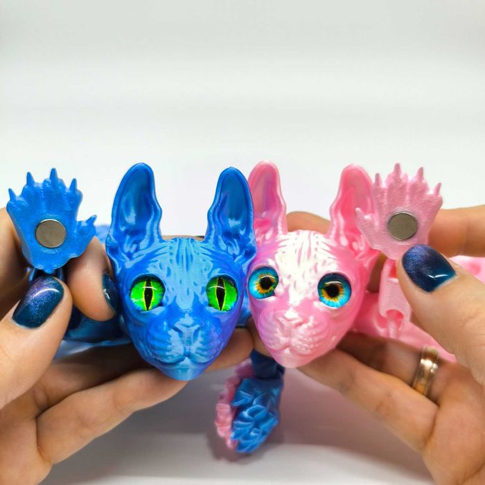 3D іграшка З МАГНІТАМИ кіт сфінкс 32см