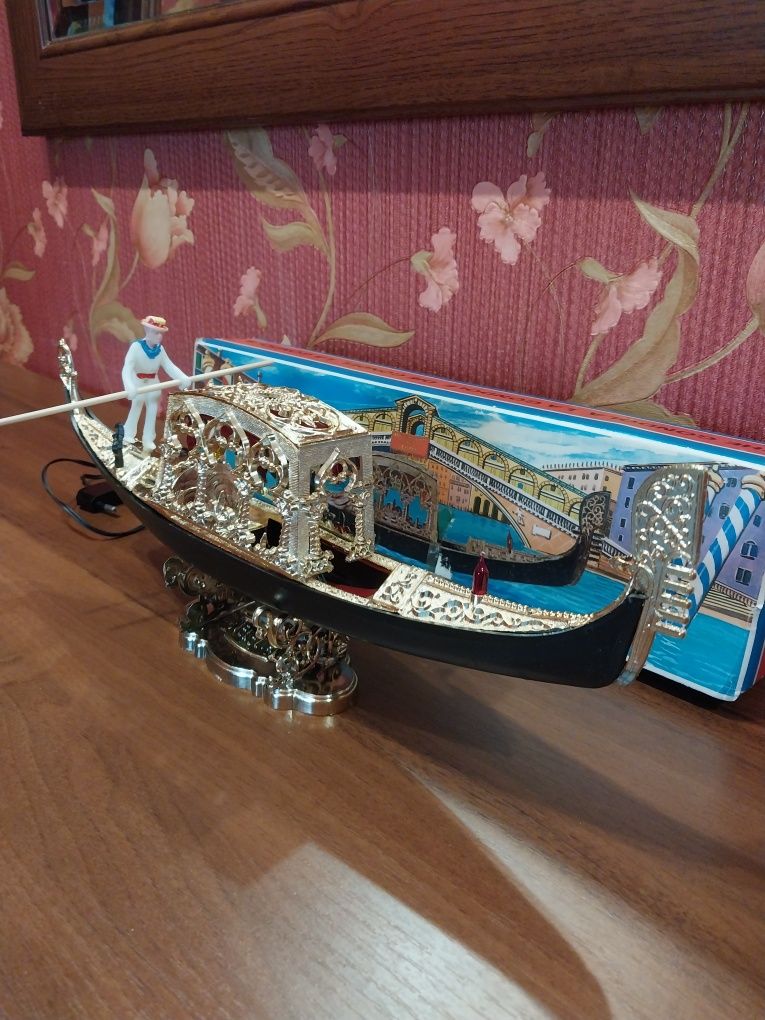 Сувенир ночник гондола Венеция   лодка кораблик