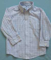 Koszula C&A Palomino r. 104 biała w niebieską krateczkę
