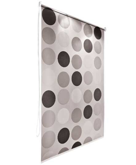 Roleta prysznicowa ŁAZIENKOWA ZASŁONKA 80x240 winylowa Estiva szara