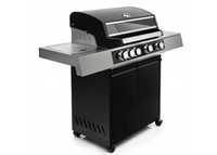 Grill Gazowy 4+1 stalowy ogrodowy ruszt żeliwny nierdzewny 16,3 kW