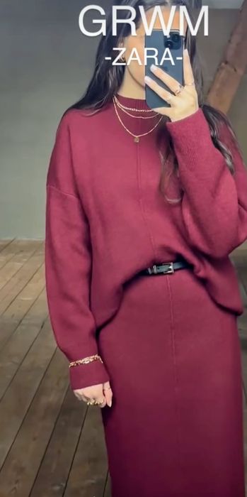 Светр бордо розмір Л підійде і на ХЛ