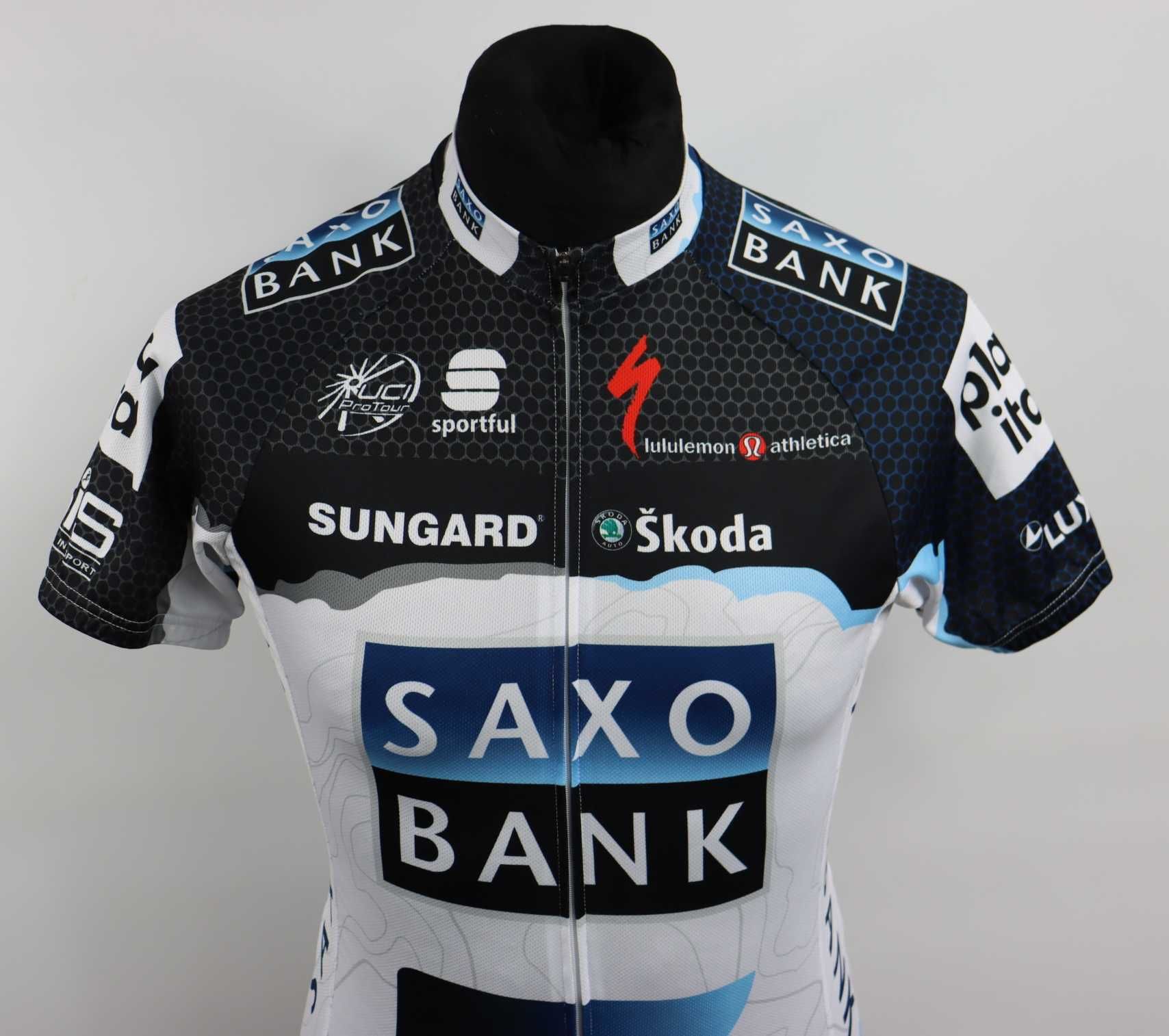 Sportful Saxo Bank męska koszulka kolarska rozmiar S