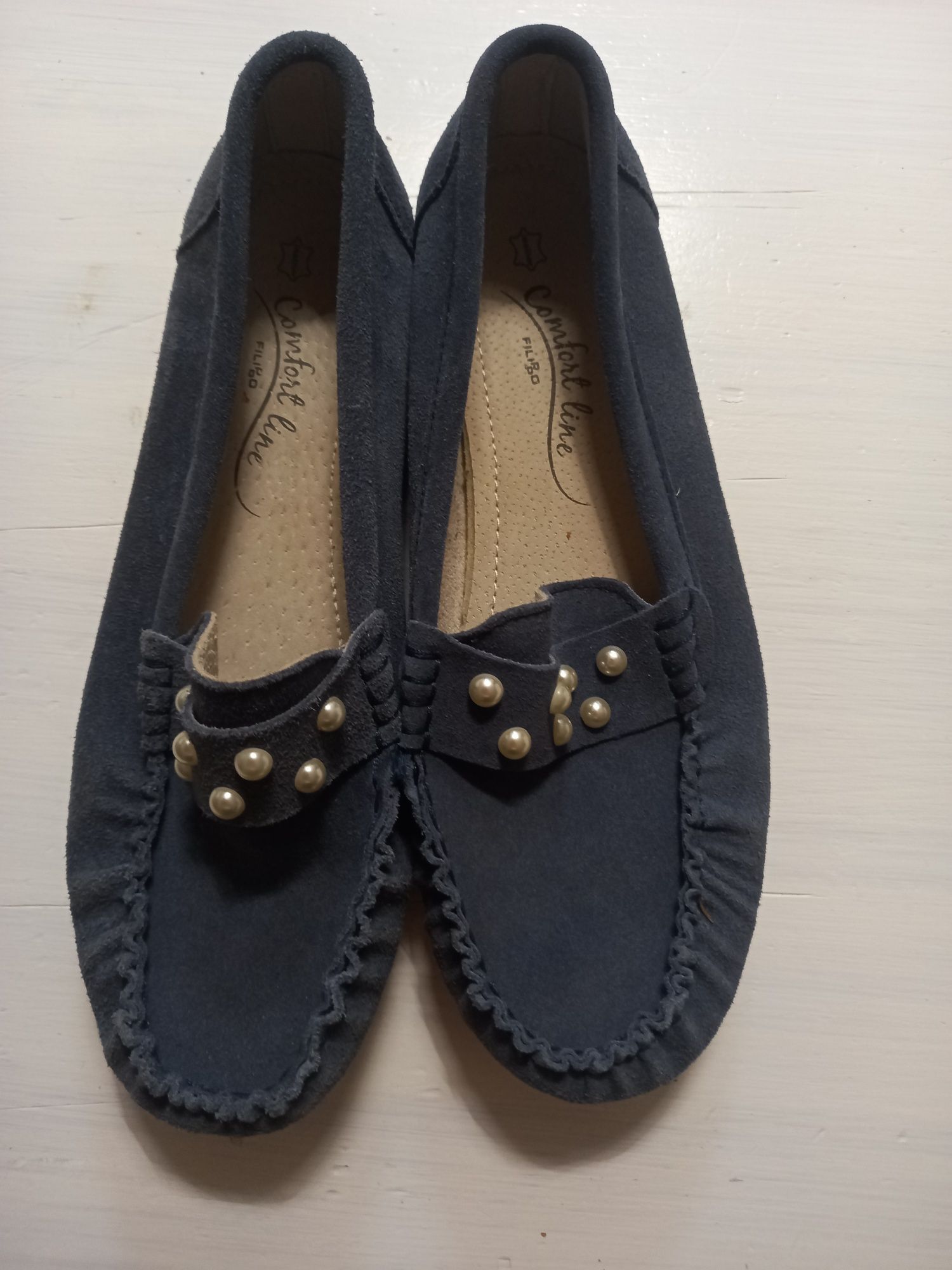 Baleriny zamsz Filippo 38