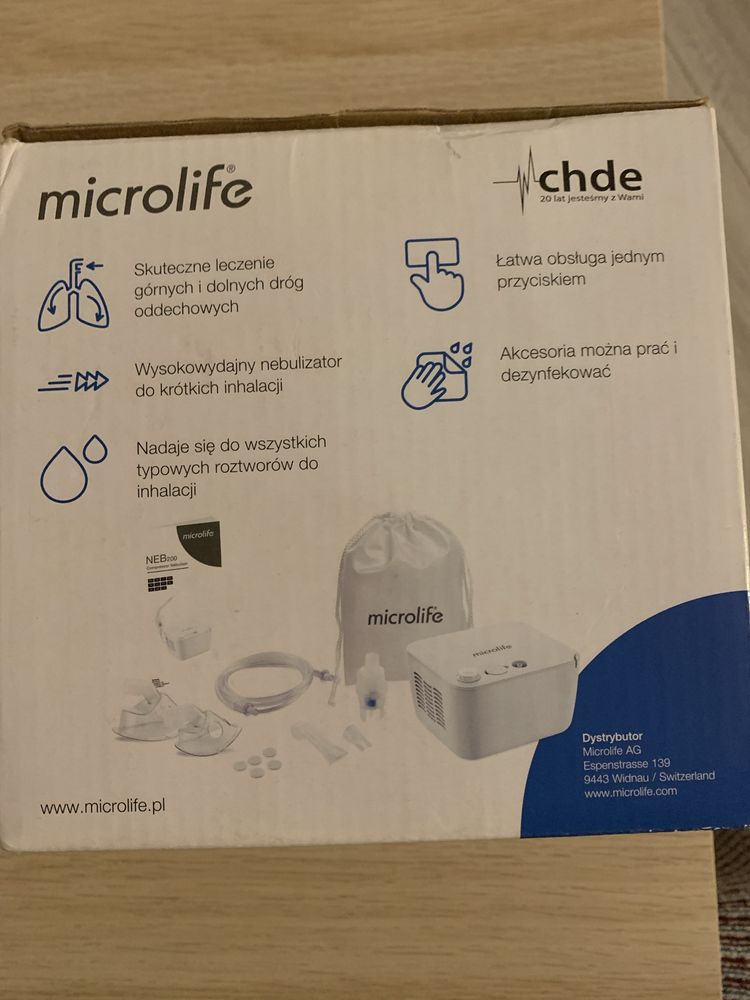 Inhalator kompresorowy NEB 200 MICROLIFE