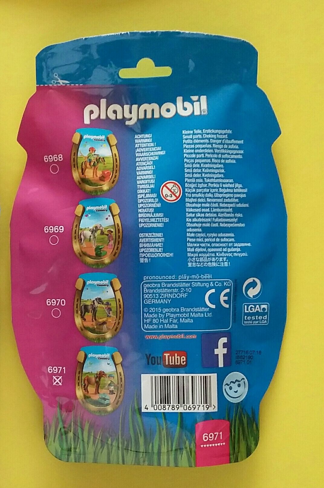 Playmobil 6971 Kucyk z ozdobą motylek i dziewczynką