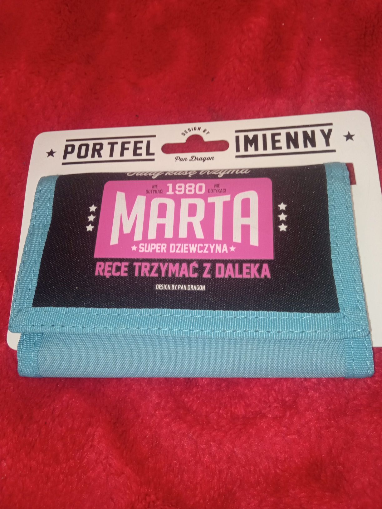 Nowy portfel z imieniem Marta