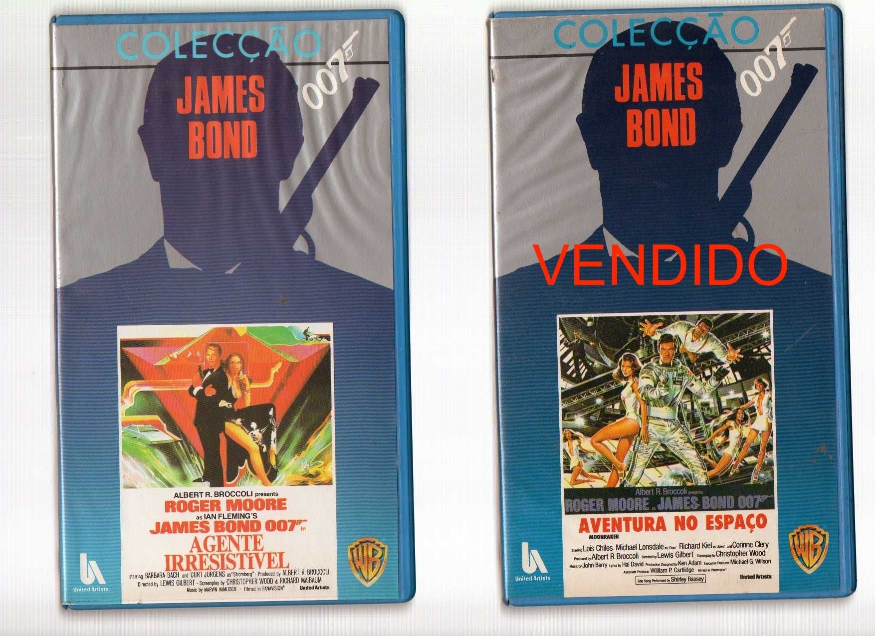 Colecção vintage James Bond 007 VHS ORIGINAIS