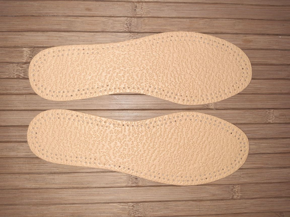 Skórzane wkładki do butów, rozmiar 35/36, 23 cm, nowe