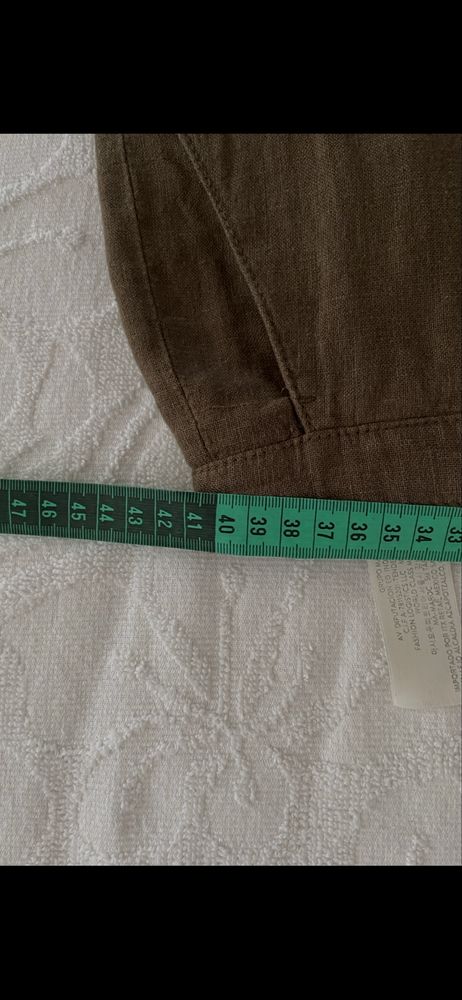 Spodnie 100% len - Massimo Dutti