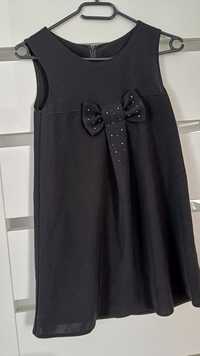 Bluzka tunika sukienka czarna na zakończenie roku