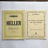 Czerny, novos estudos de mecanismo + Heller. preco conjunto