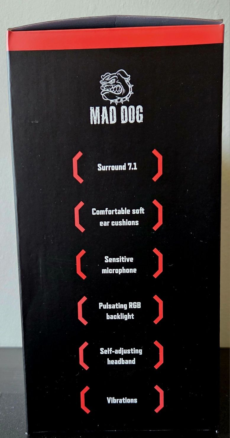 Słuchawki gamingowe Mad Dog GH705 7.1 NOWE!