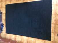 Novo tapete preto 200x140 pelo curto