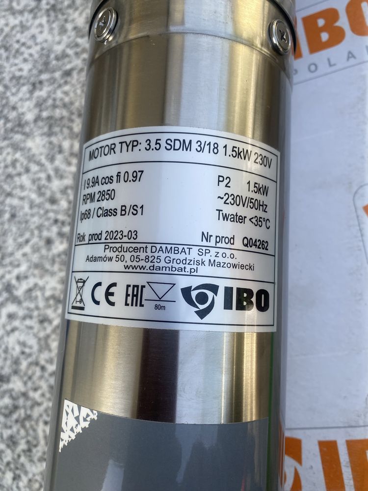 Bomba para furo de agua  NOVA