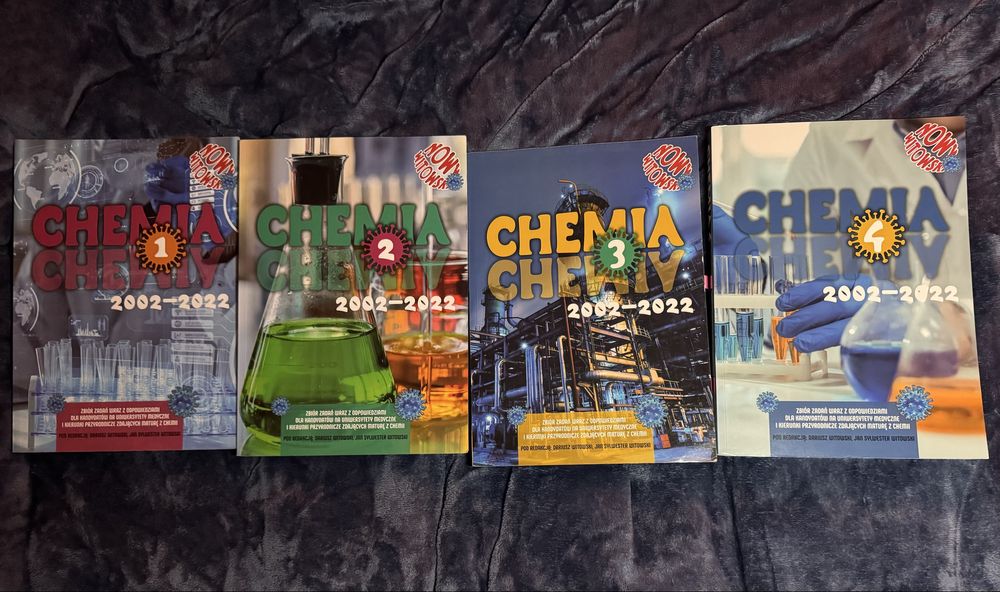 Zestaw 4 zbiory zadań witowski chemia