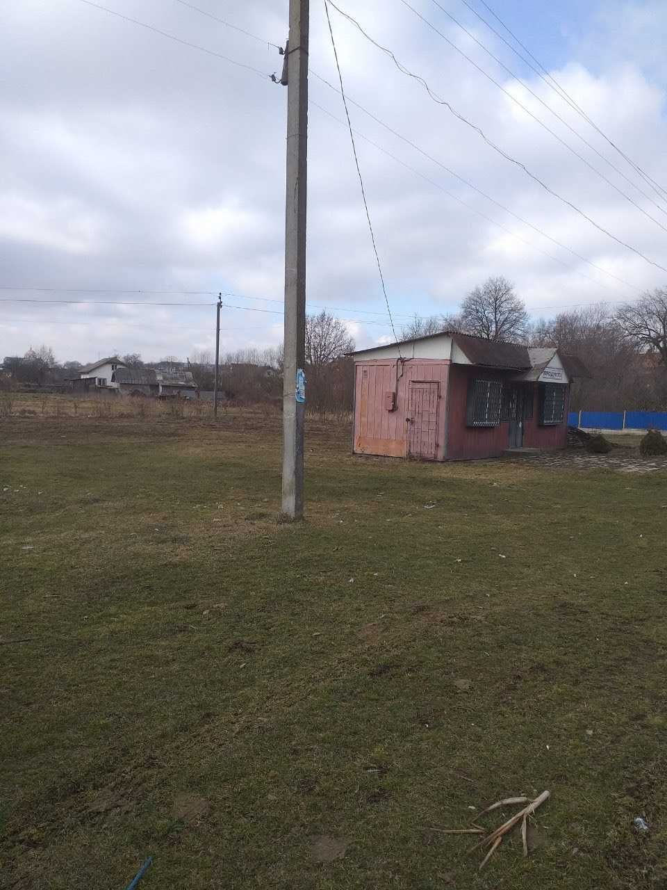 Продається земельна ділянка під комерцію фасадна