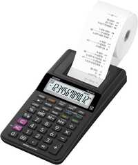 Casio HR-8RCE, Kalkulator Biurowy, Drukujący, Czarny, 58 mm