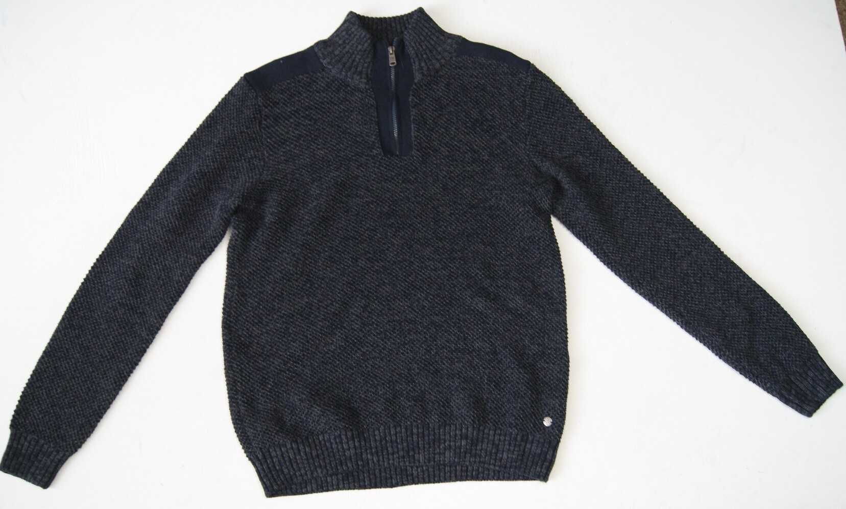 VIA CORTESA M 48 sweter męski ciepły rozpinany jak nowy