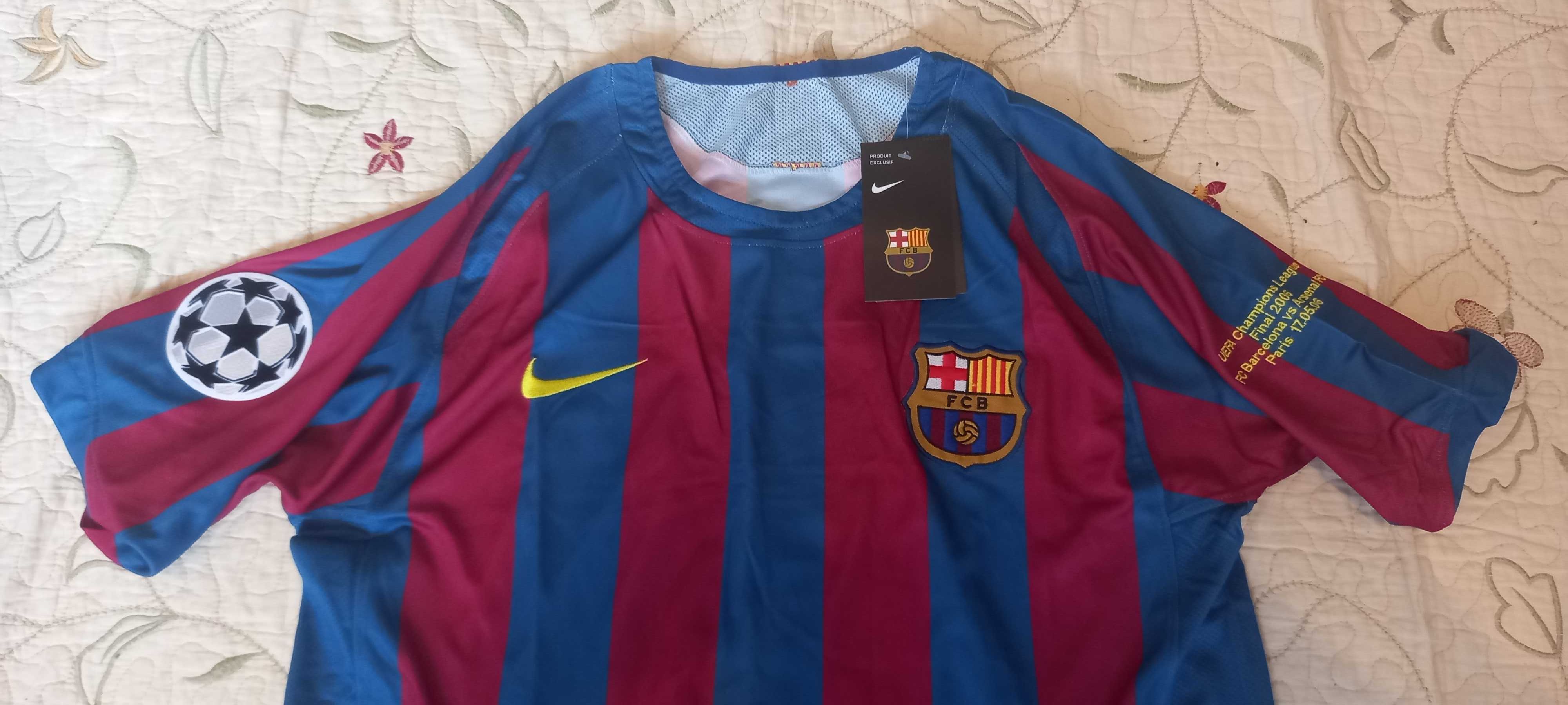 koszulka Barcelona retro 2006 Finał UCL Puyol#5 nowa Nike