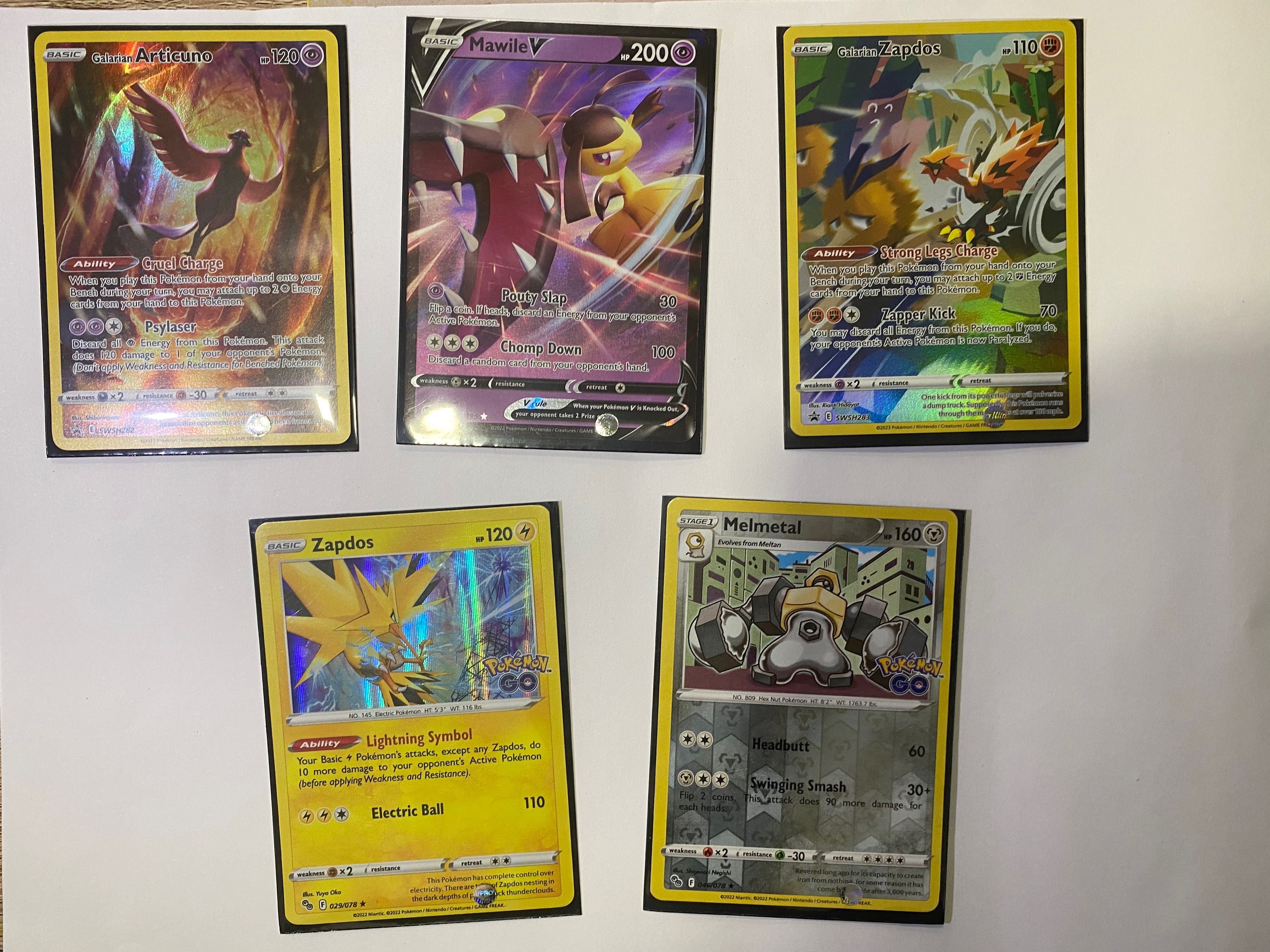 Cartas Pokémon raras