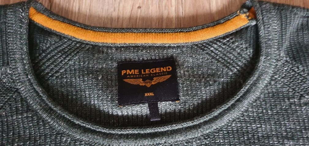 Sweterek PME LEGEND ciemnozielony rozmiar 3XL stan bardzo dobry