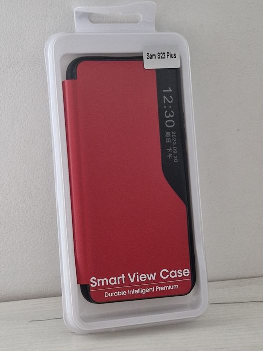 Kabura Smart View do Samsung Galaxy S22 Plus czerwona