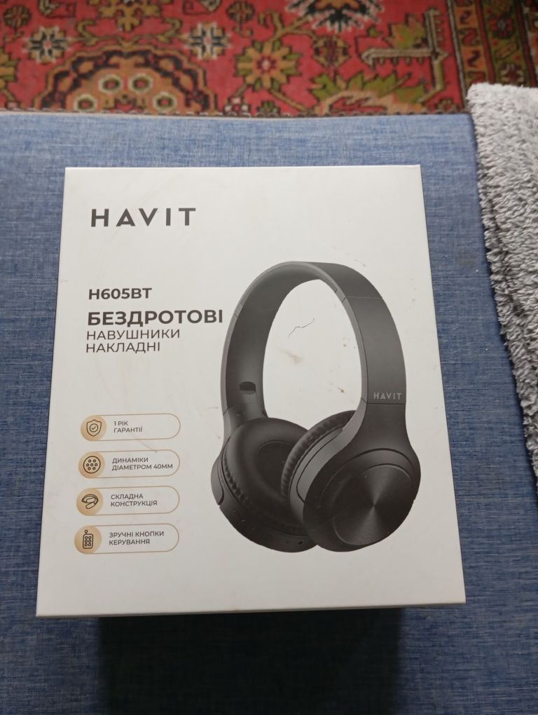 Безпровідні навушники HAVIT H605BT