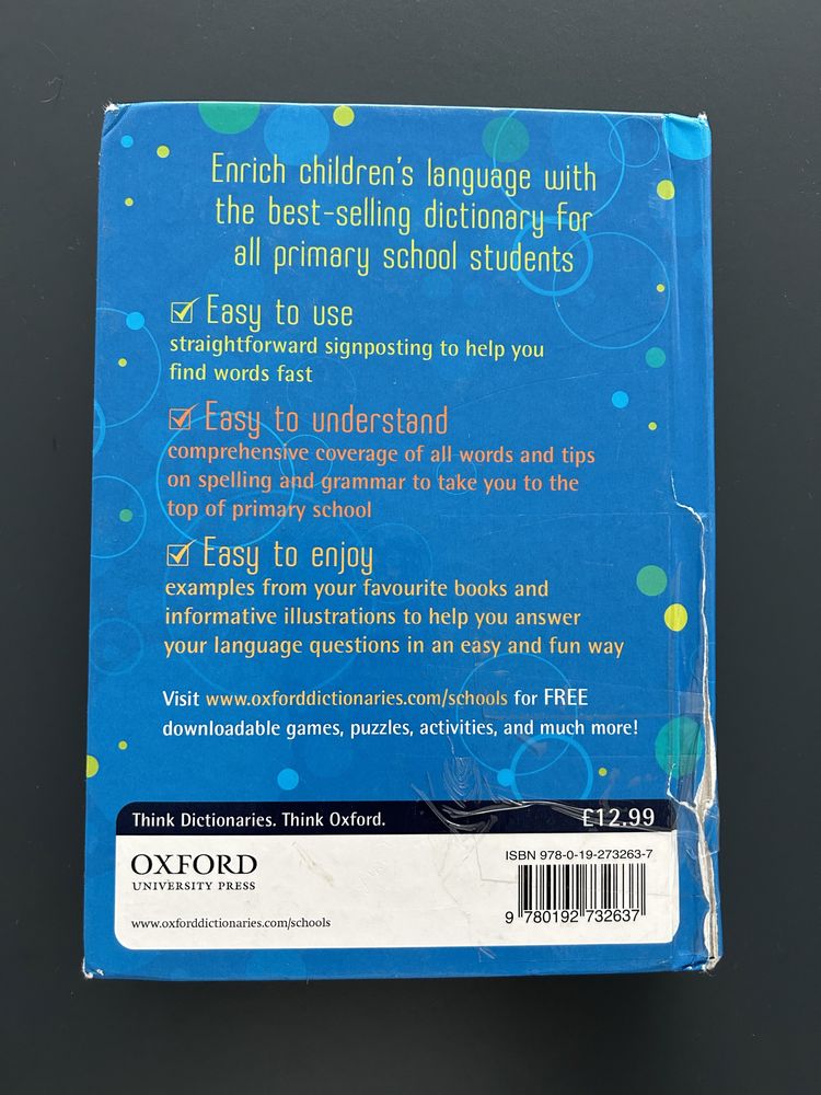 Oxford primary dictionary