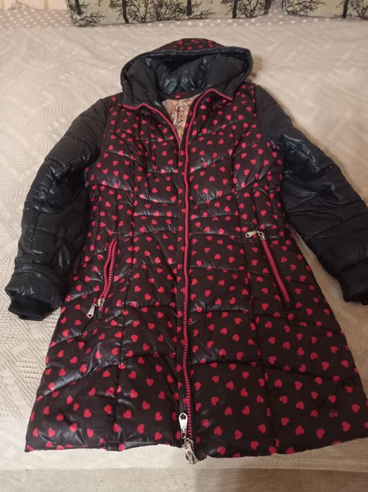 Зимний пуховик на подростка или хрупкую женщину