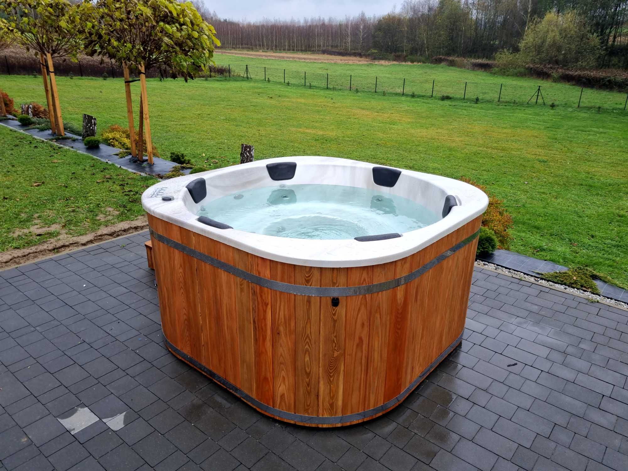 Spa ogrodowe jacuzzi elektryczne, gazowe