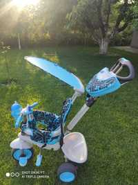 Велосипед трьохколісний smartrike 4-in 1 dream блакитного кольору