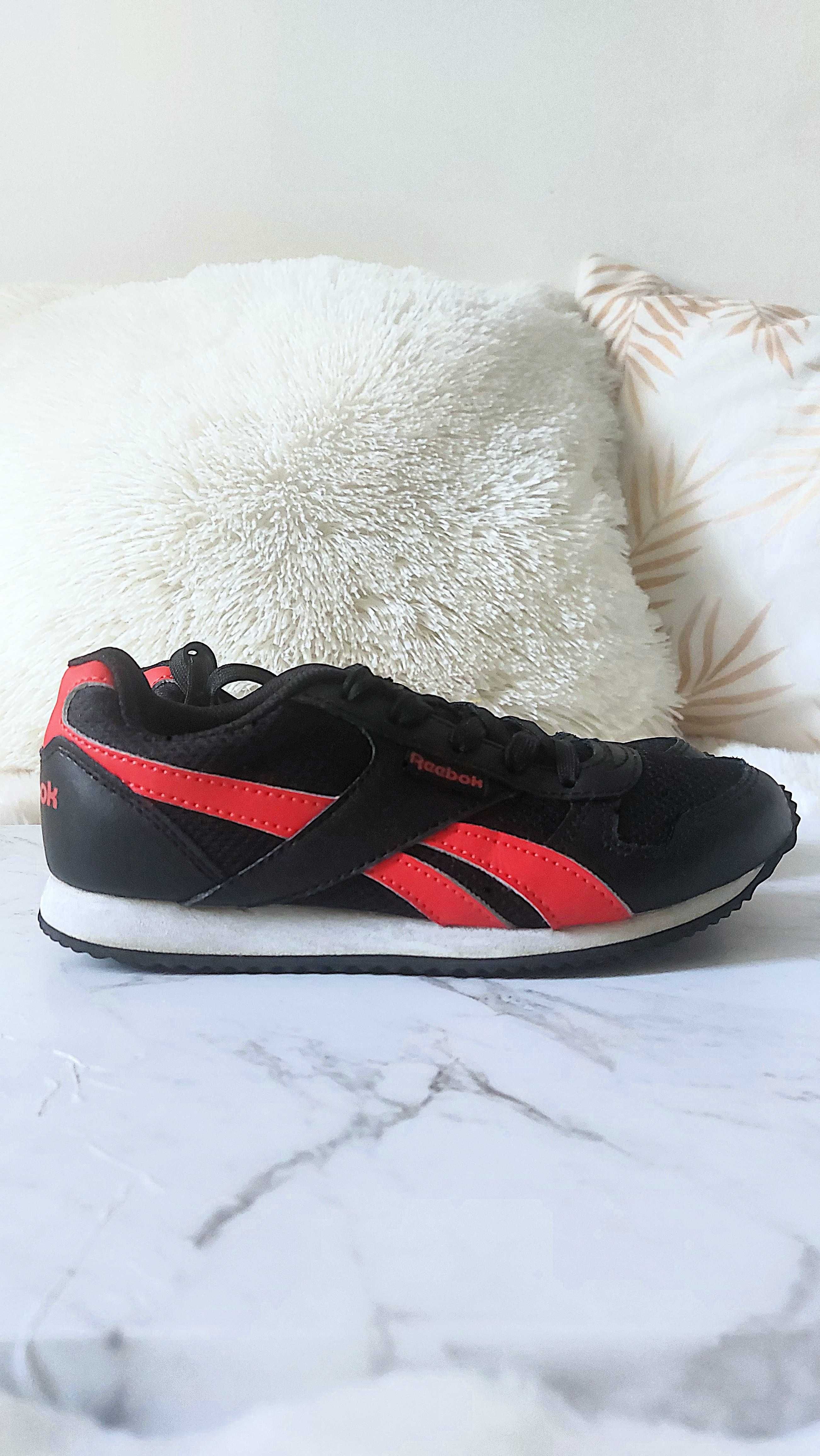 Buty Reebok Royal Cljogger M47229 czarno-czerwone r.35