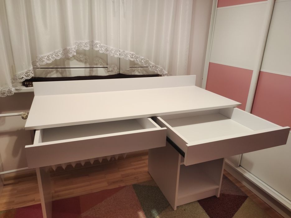 NOWE DUŻE białe biurko