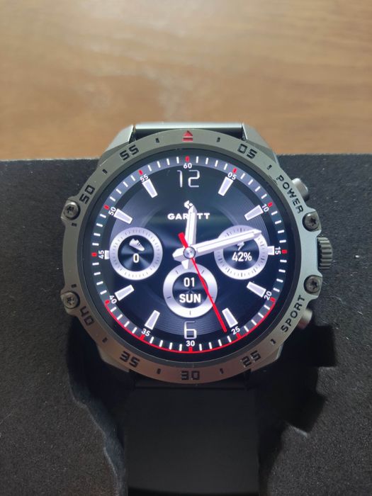 Smartwatch Garett V14 czarny stalowy