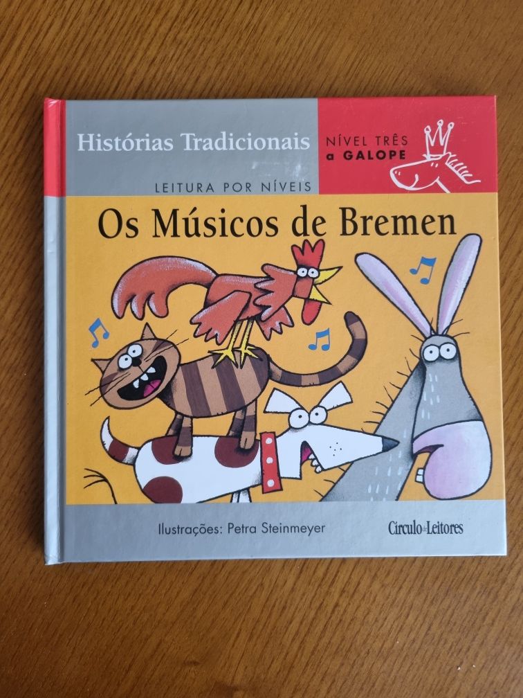 4 livros de histórias tradicionas