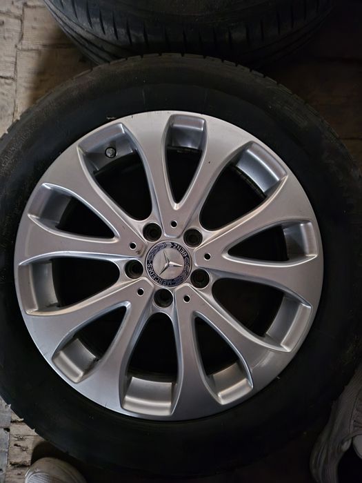 Koła felgi mercedes E klasa w213 z czujnikami ciśnien.opony 225/55/17