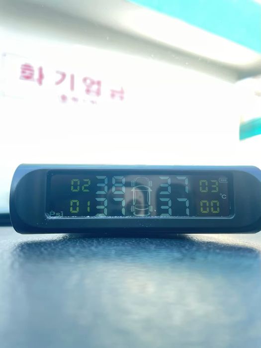 Система TPMS контроля давления температуры шин с внешними датчиками