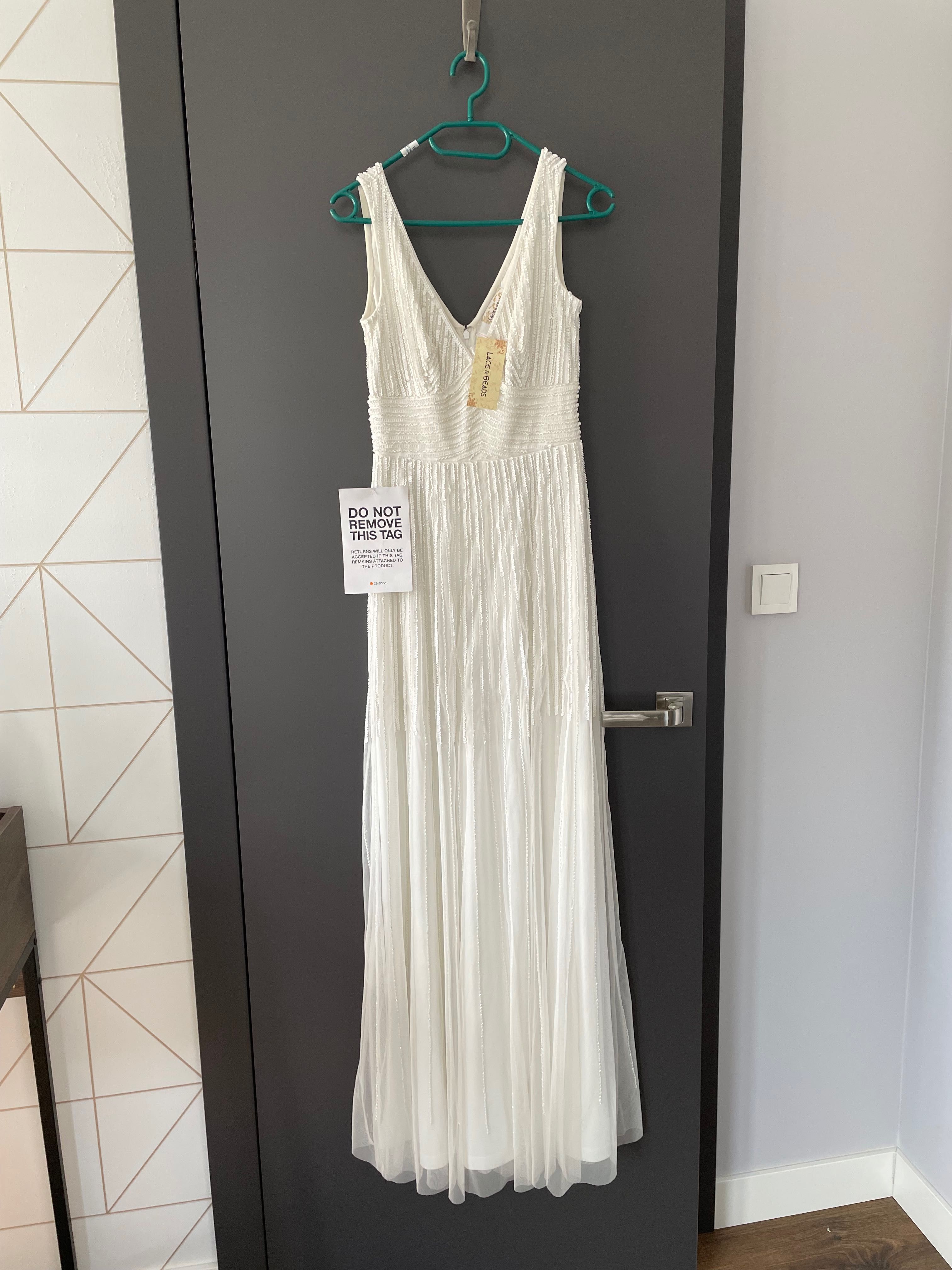 Suknia wieczorowa/ślubna Lace & Beads Lorelei rozmiar S