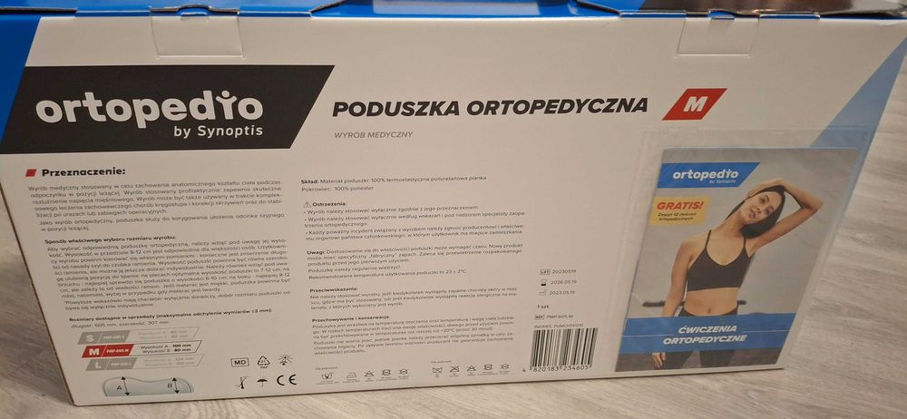 Poduszka ortopedyczna rozmiar M