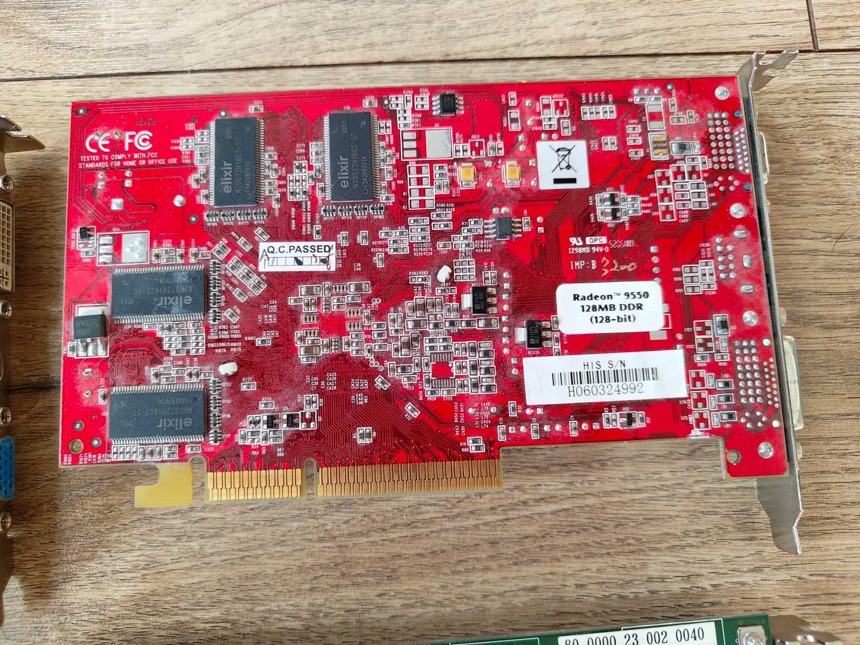 Stare podzespoły komputerowe PC Retro Karty graficzne