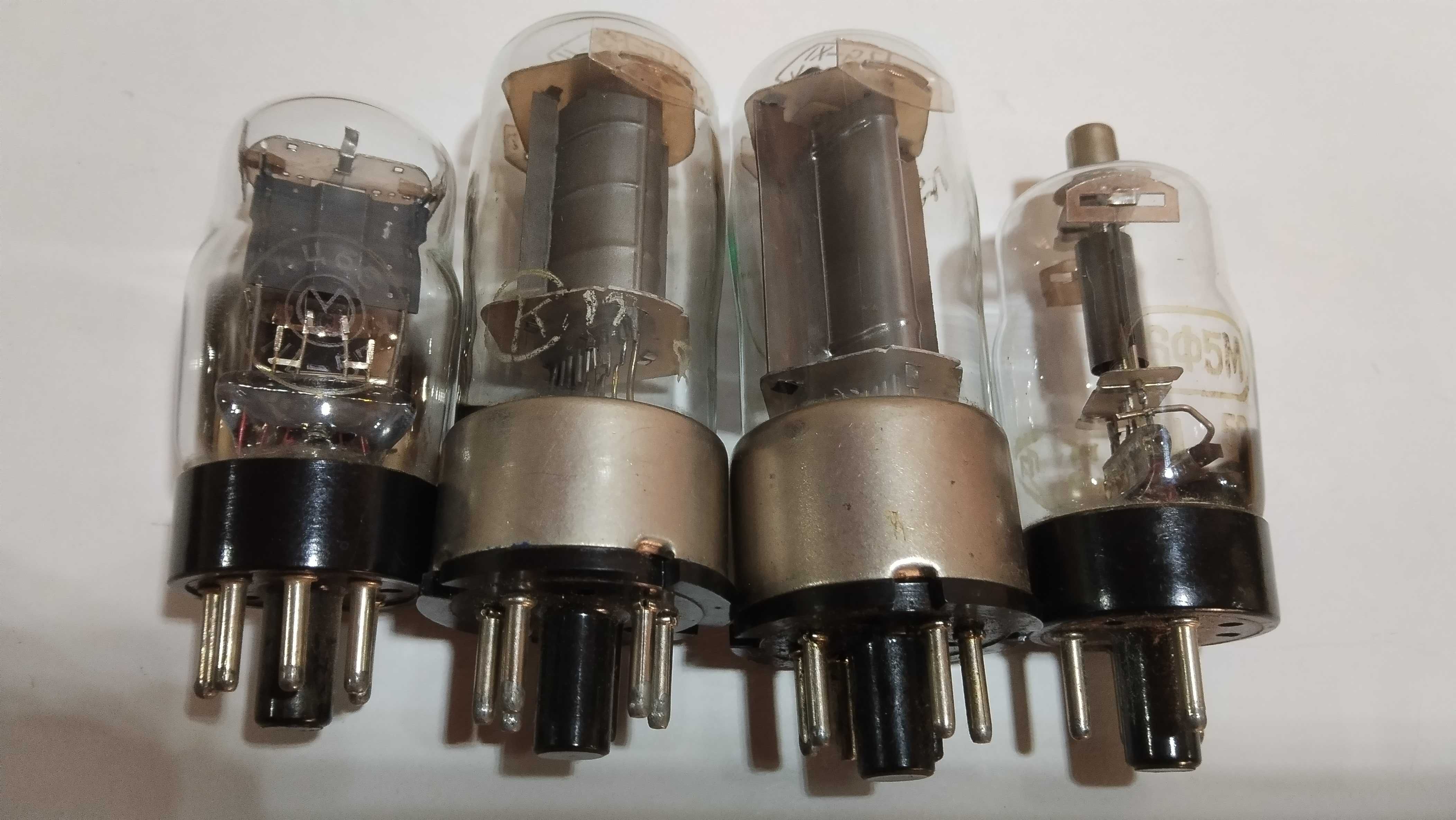 Радиолампы  6С,6А,6Ф   СССР    40- 50-60е  и др