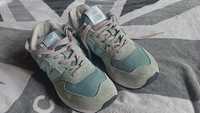 Кроссовки New Balance 574 . Оригинал . Бирюзовый . 44 размер