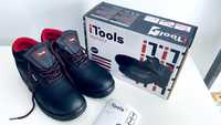 Bota de segurança de pele preto S1P Nº42 Itools