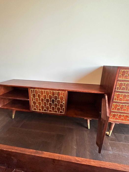 Zestaw KareDesign(ŁÓŻKO,materac,SZAFA,2xKOMODA, 2xSZAFKA NOCNA, RTV)