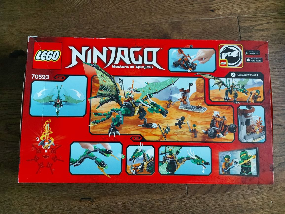 LEGO Ninjago 70593 Zielony Smok Nrg - unikat