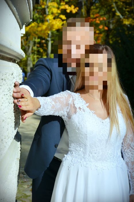 Sprzedam piękną suknię ślubną roz M