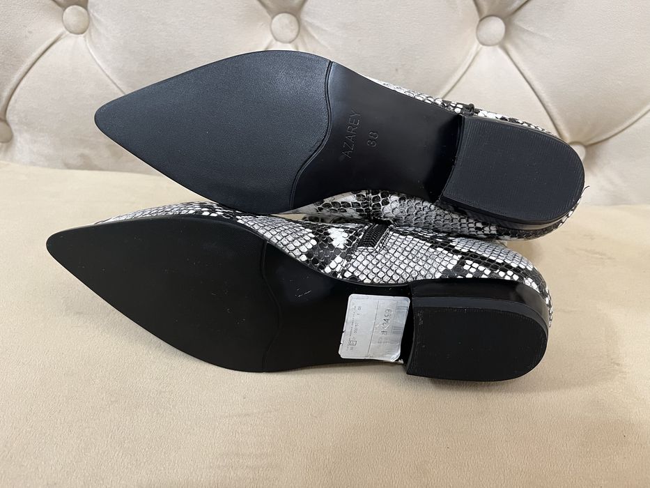 Botki/kowbojki skóra węża AZAREY rozmiar 38
