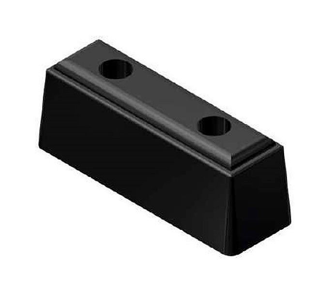 Odbój gumowy do przyczepy 25x8,5x9 cm - duży - 2 otwory