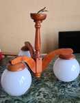 Drewniana Lampa sufitowa